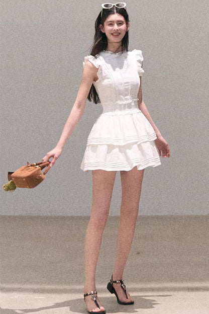 Seagull Affection Shirt Dress