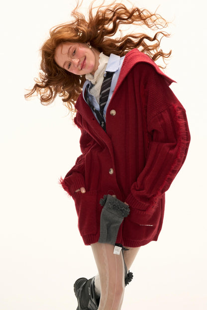 Blue Waist Long Sleeve Shirt