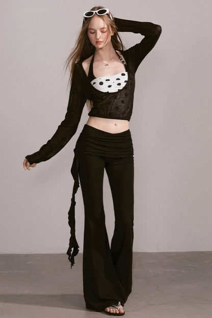 Waist Detail Two-Piece Style Camisole Set-Up