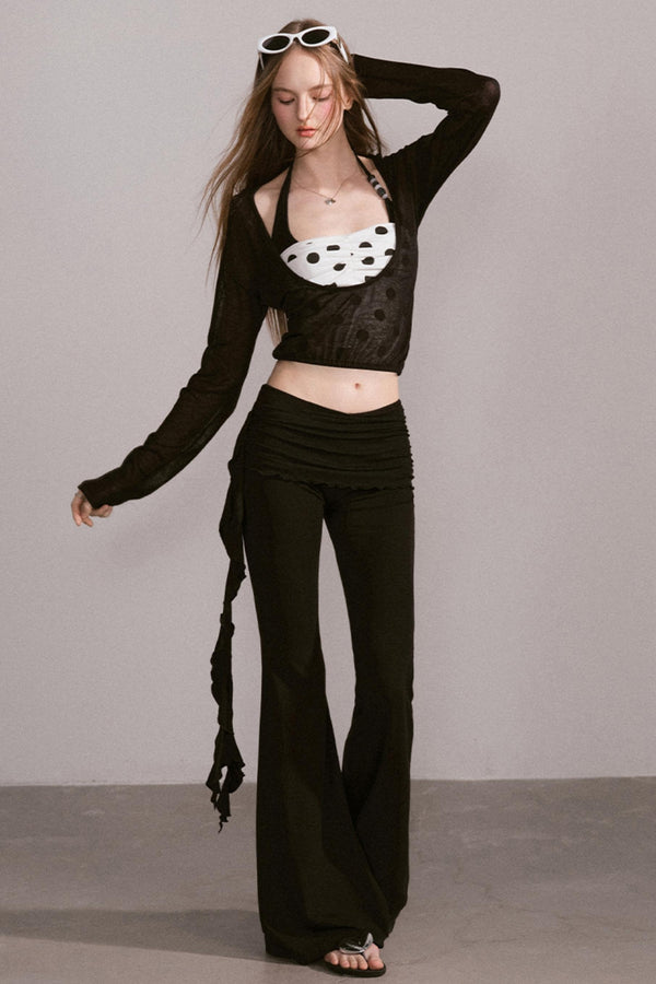 Waist Detail Two-Piece Style Camisole Set-Up