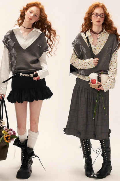 Big V-Neck Sweater Vest