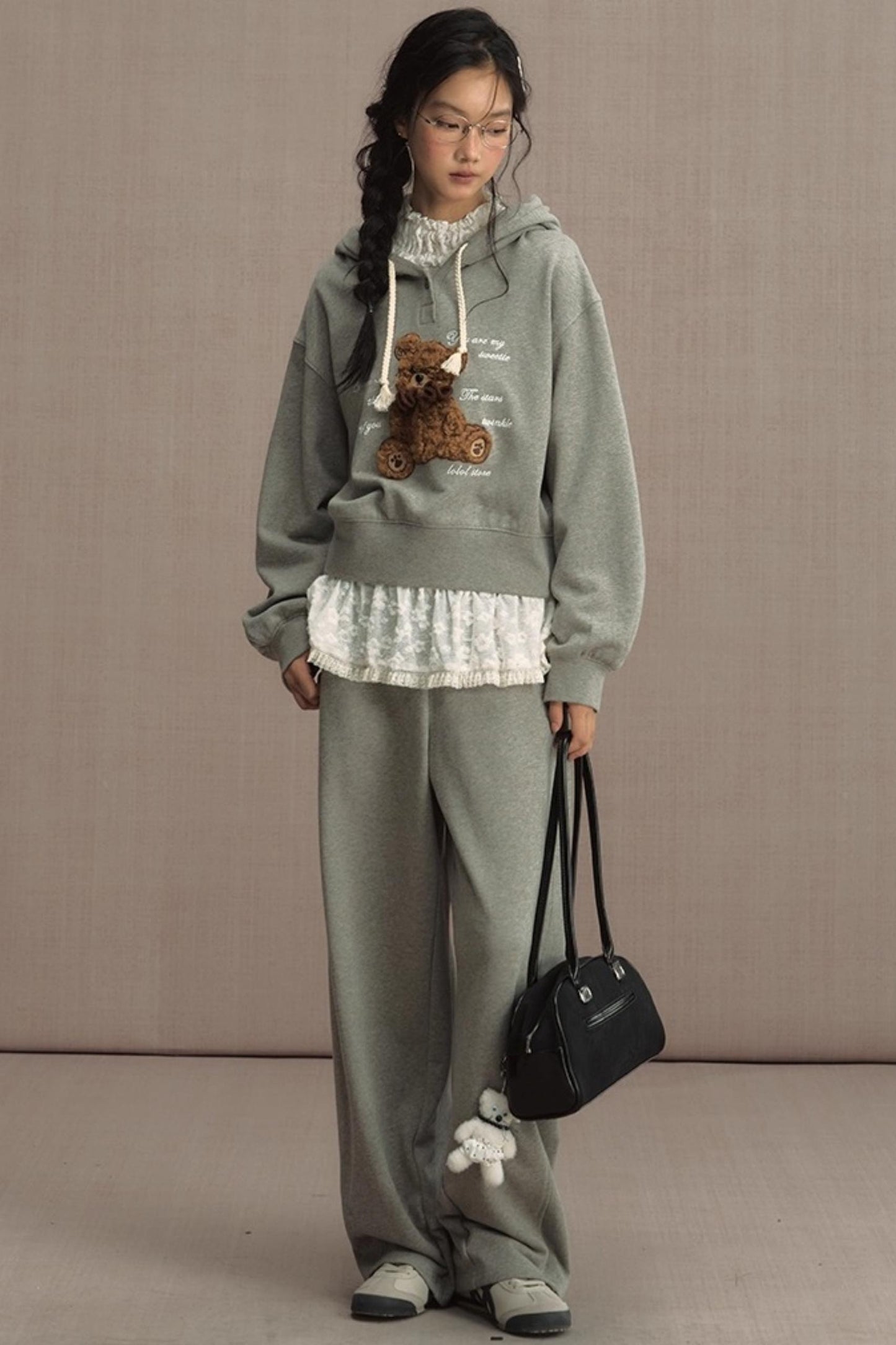 Fluffy Hooded Sweatshirt