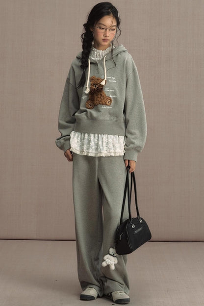 Fluffy Hooded Sweatshirt