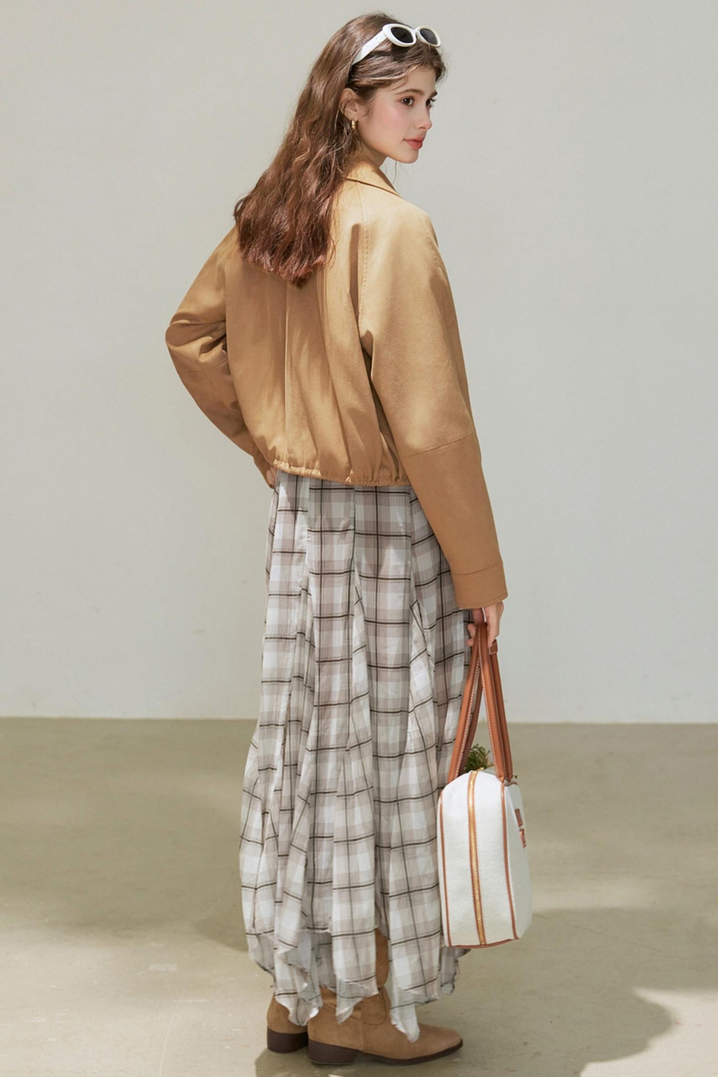 Suede Cropped Jacket