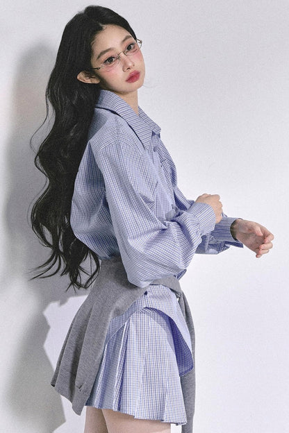 Autumn Plaid Suit Set-Up