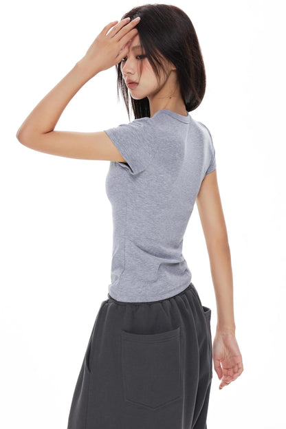 Knitted Slim Base Shirt