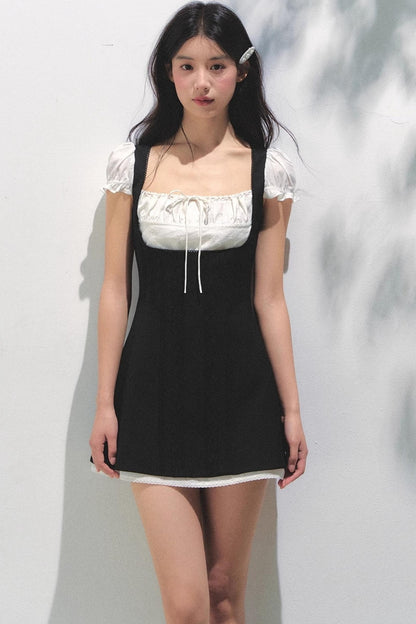 Square Neck Colorblock Dress