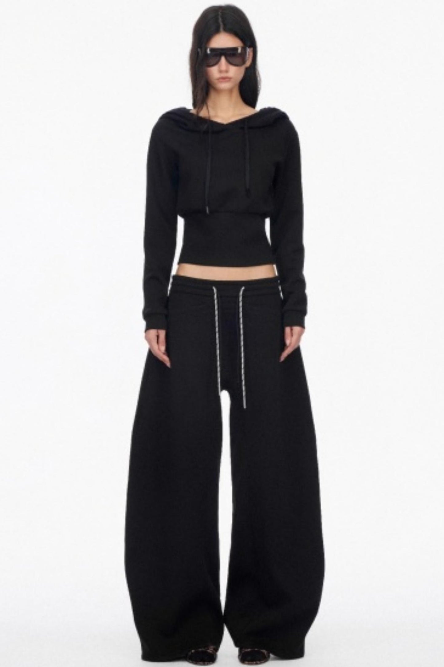 Layer Hooded Slim Sweatshirt