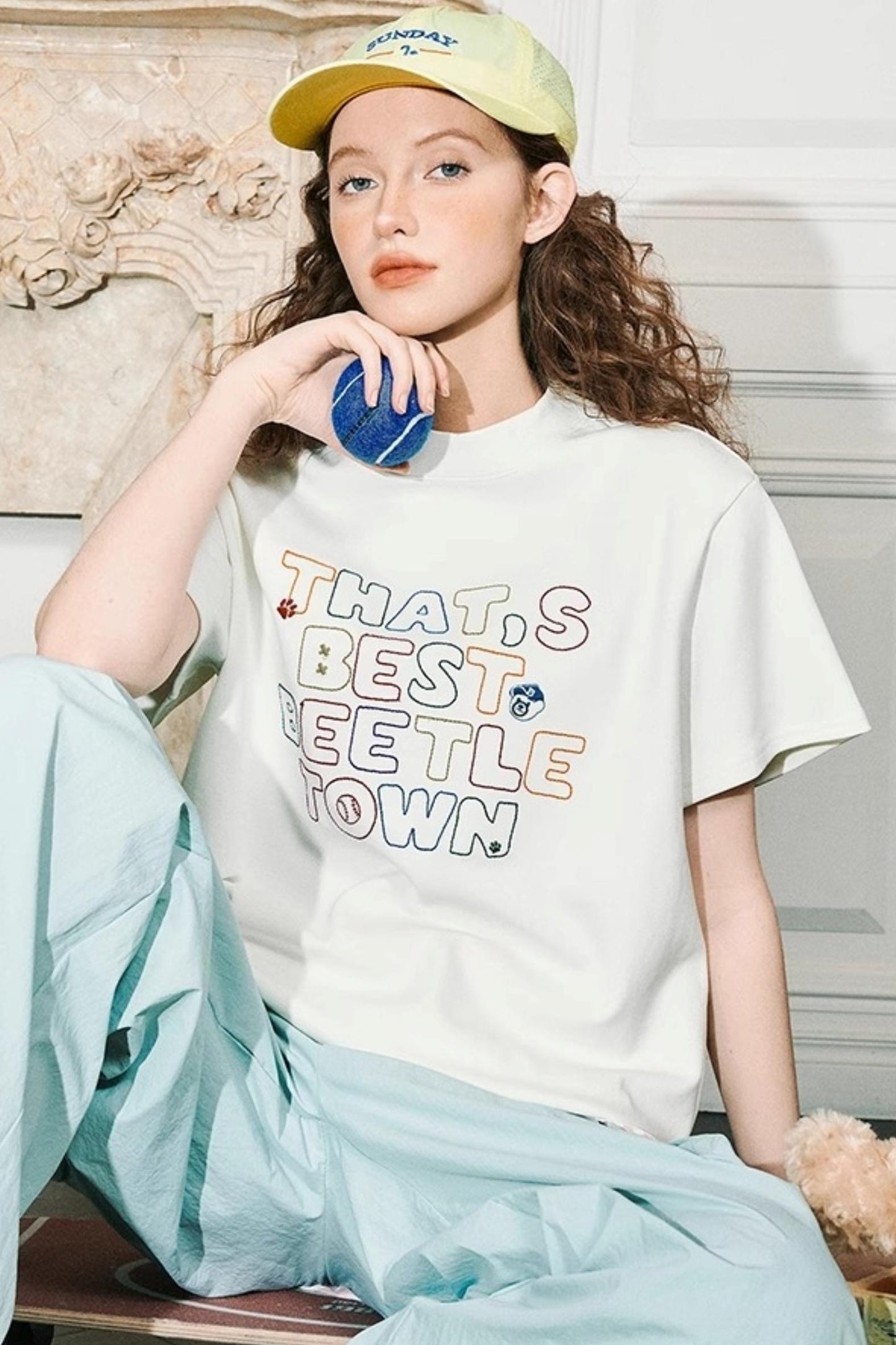 Vibrant High Neck Tee