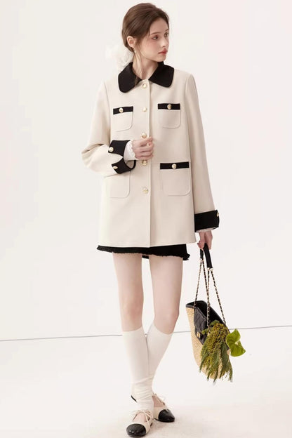 Elegant Color-Block Jacket