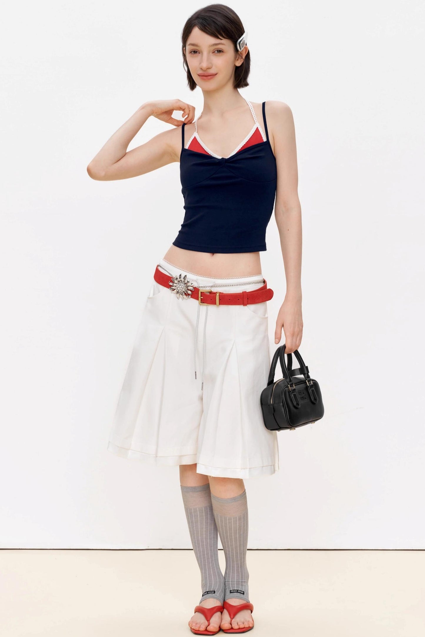 Summer Colorblock Twist Camisole