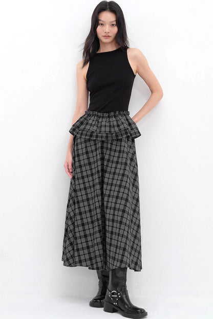 V-Lace Patchwork A-Line Dress