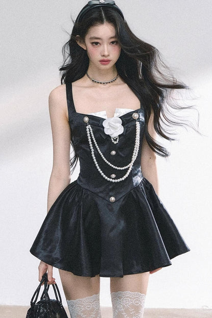 Summer Rose Halter Dress