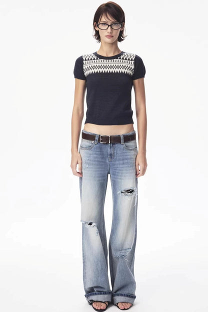 Wool Fair Isle Knit Set-Up