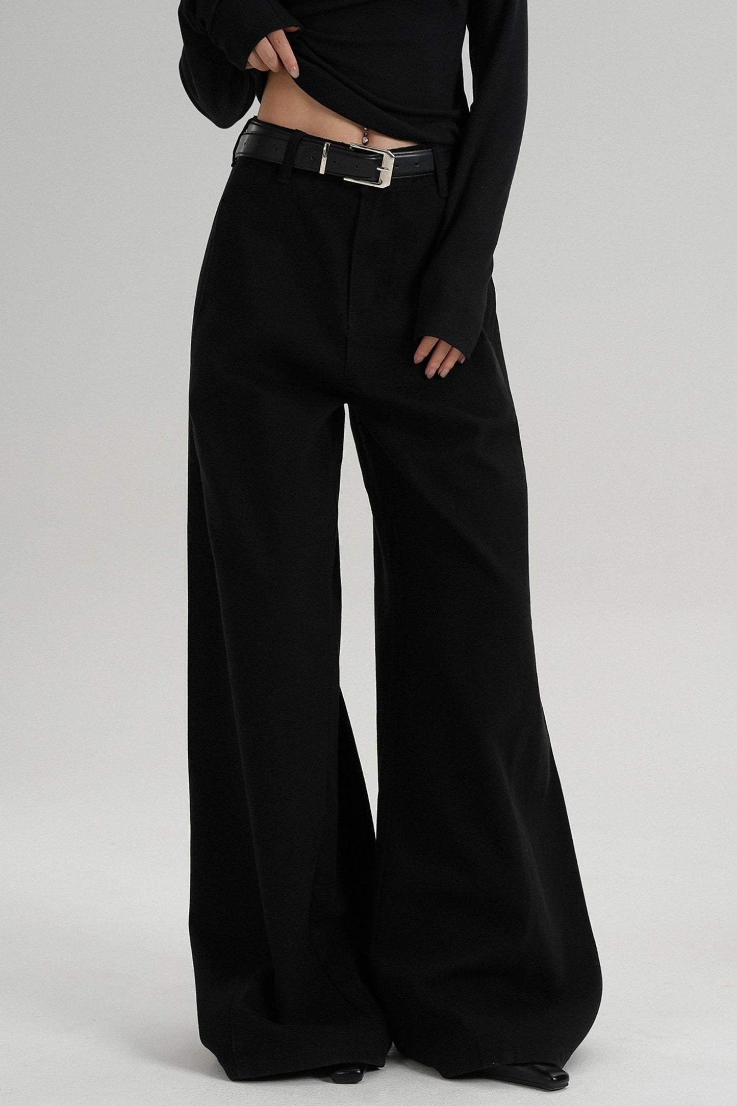 Floor-length Wide-leg Pants