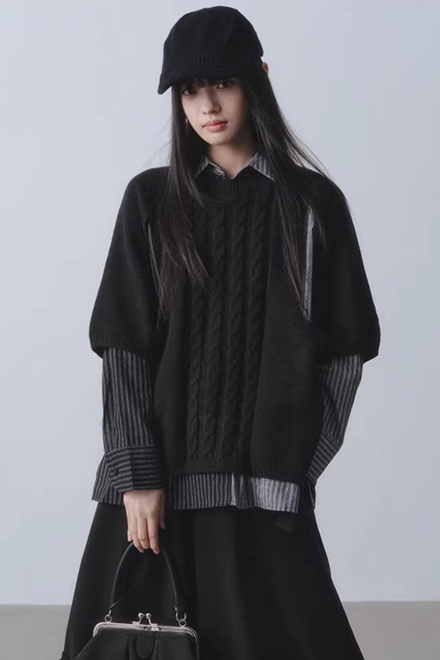 Silver Wings Two-Piece Sweater Set