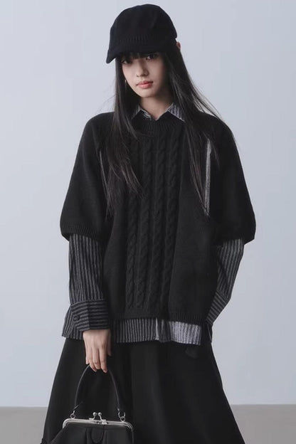 Silver Wings Two-Piece Sweater Set