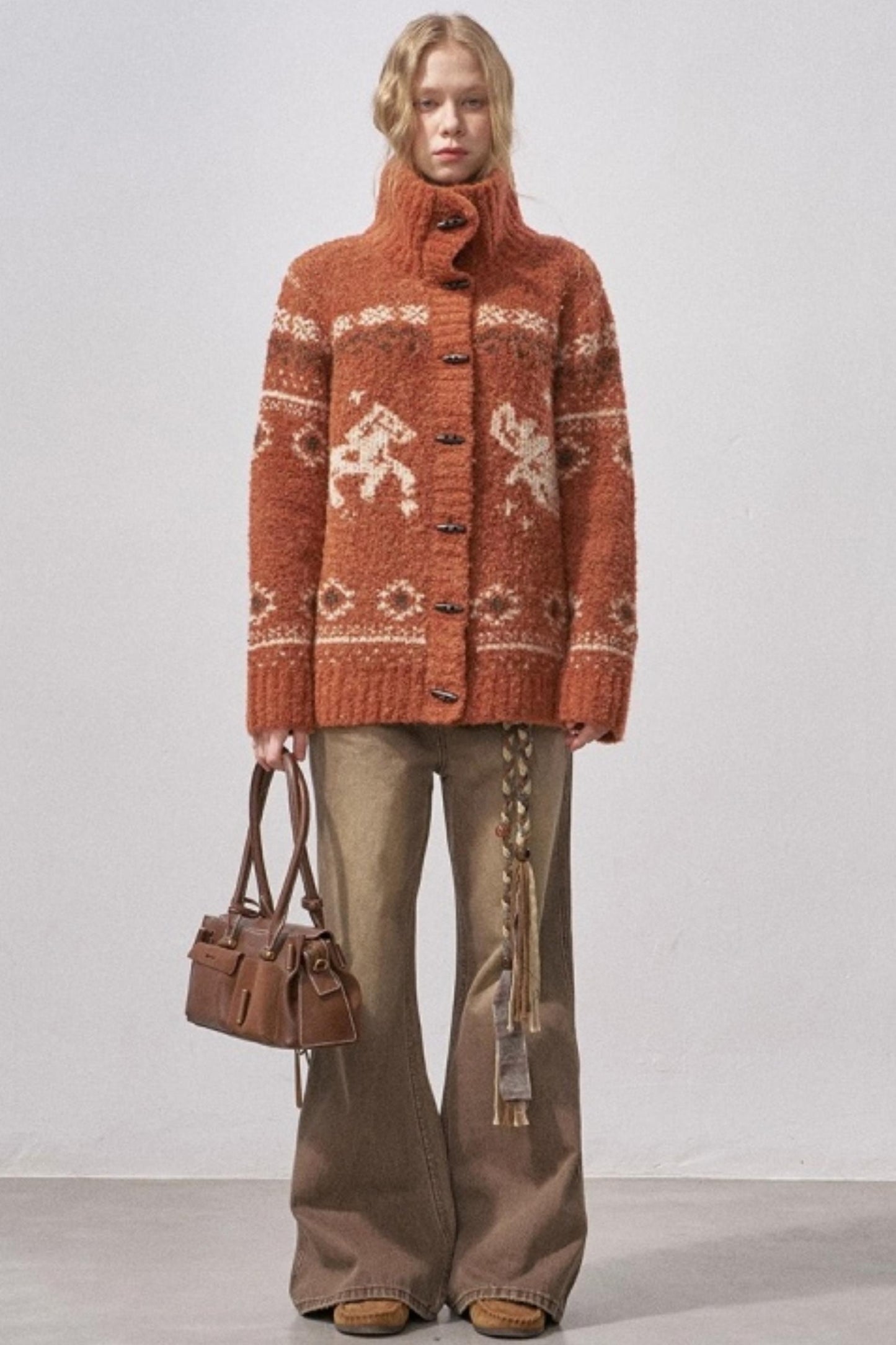 Bird and Pony Knit Cardigan