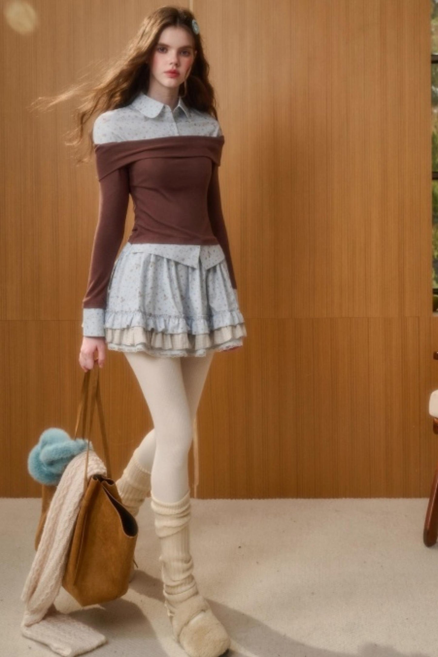 Milky Way Bunny Lace Skirt Set-Up