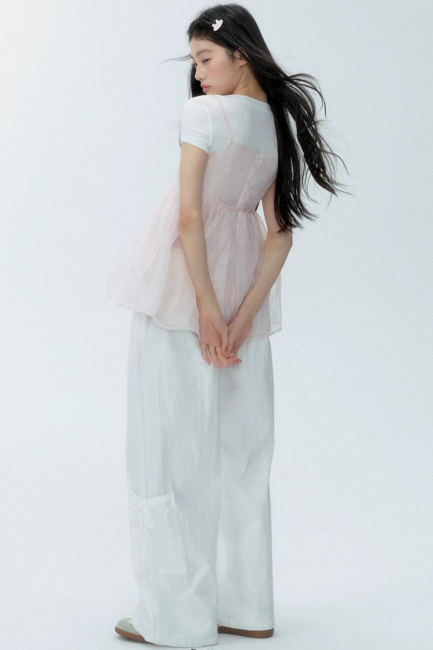 Organza Layered Overlay Dress Set-Up
