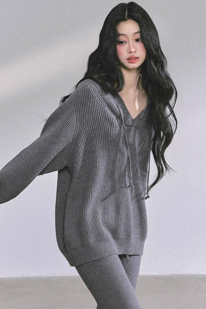 Lazy Style Knitted Suit Set-Up