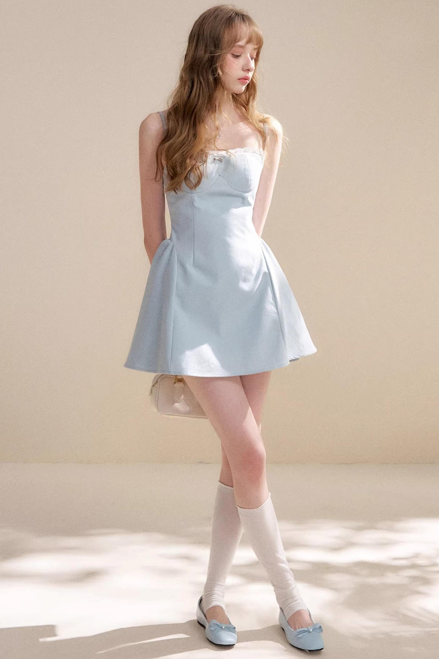 French Lace Ruched Dress