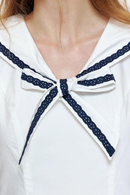 Navy Core Cotton Maxi Dress