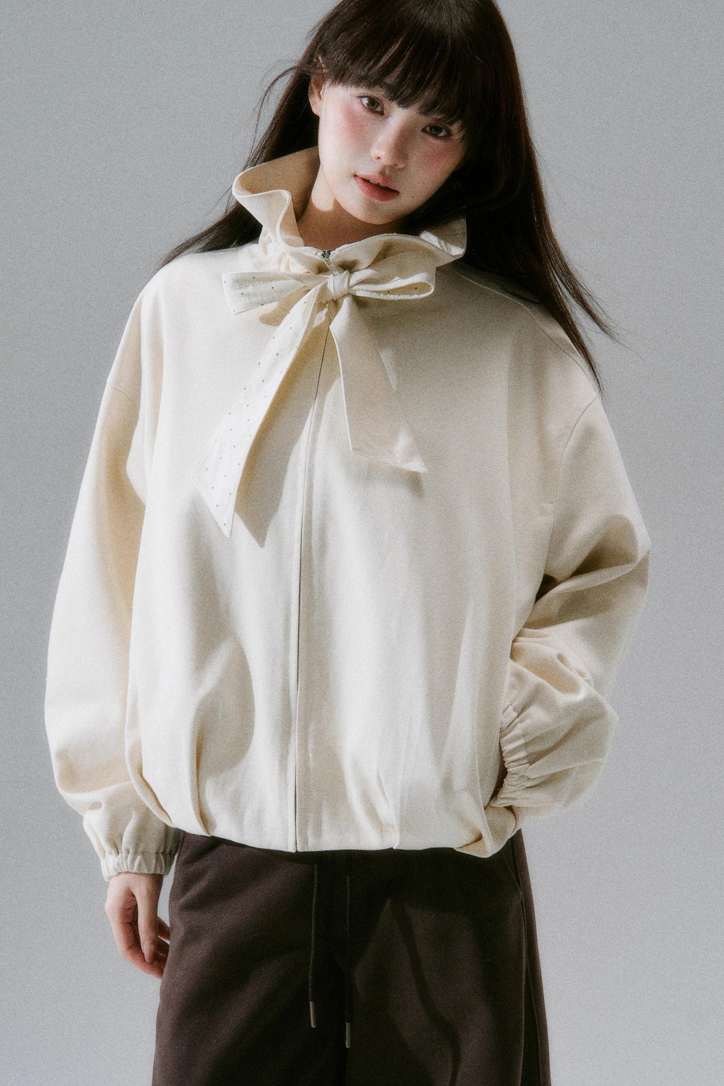 Caramel Croissant Patchwork Jacket