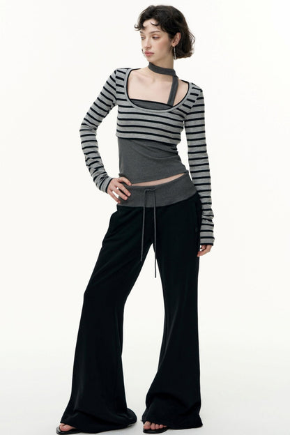 Salt Tea Polka Dot Striped Smock Set