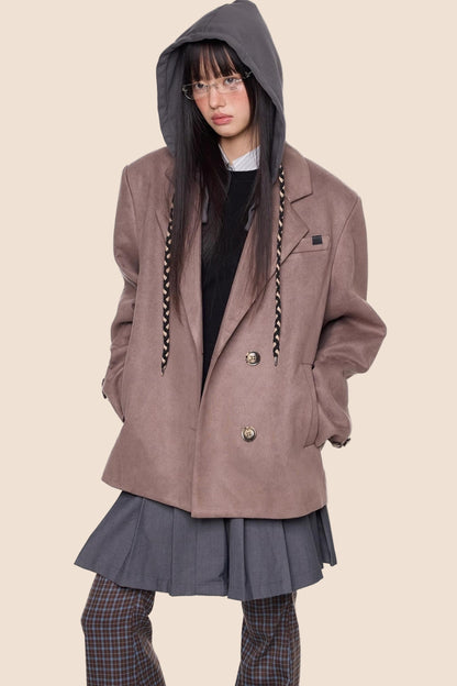 American Vintage Hooded Blazer