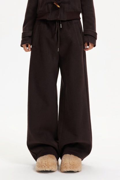 Retro Woolen Jacket & Pants Set-Up