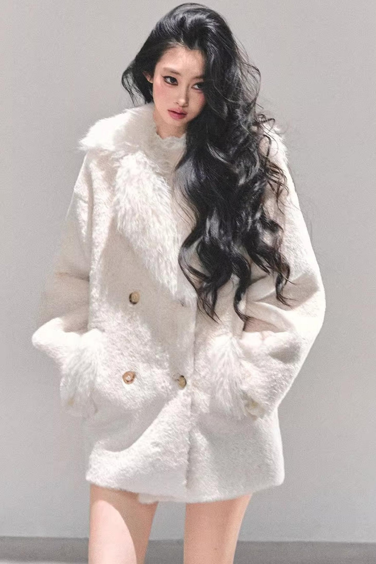 Elegant Winter Fur Coat