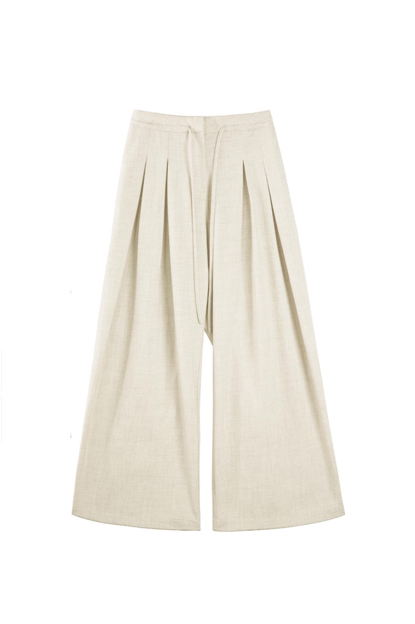 Luxe Pleated Wide-Leg Trouser Set-Up