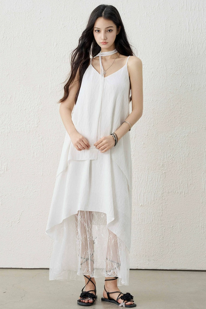 Ghost Lace Long Dress