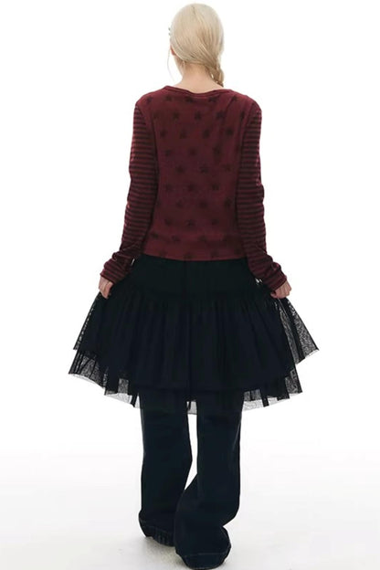 Star Stripe Slim Fit Top