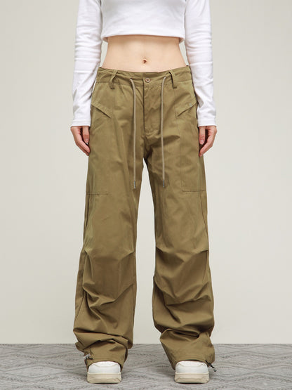 Maillard Loose Straight Casual Pants