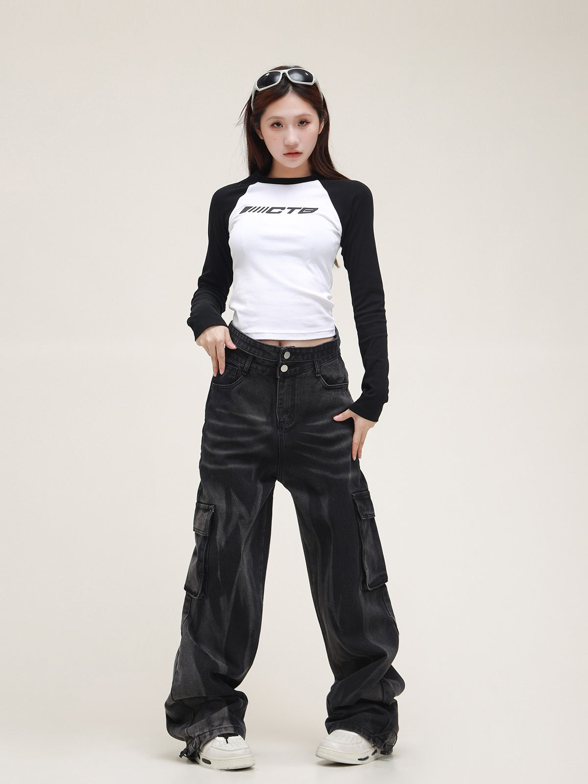 American Wash Distessed Jeans Hose