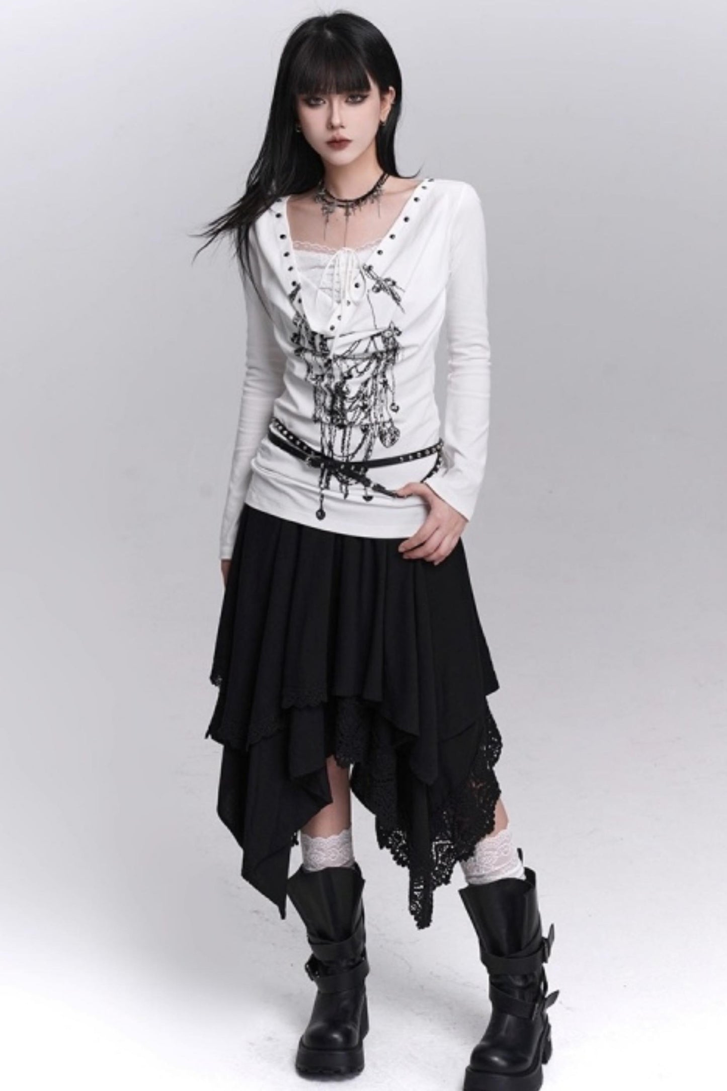 American Fake Two-Piece T-shirt