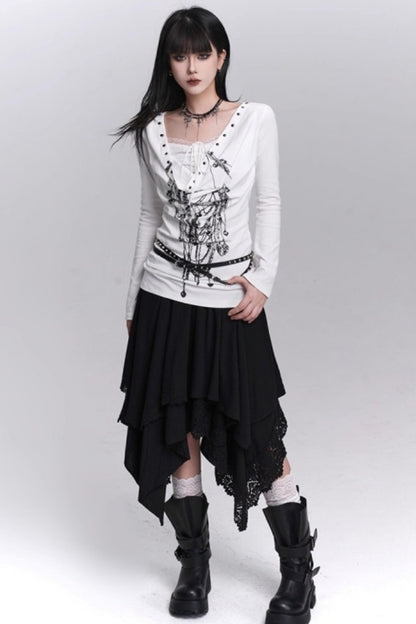 American Fake Two-Piece T-shirt