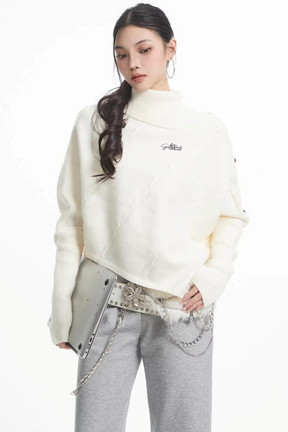 Off-White Cape Turtleneck Sweater