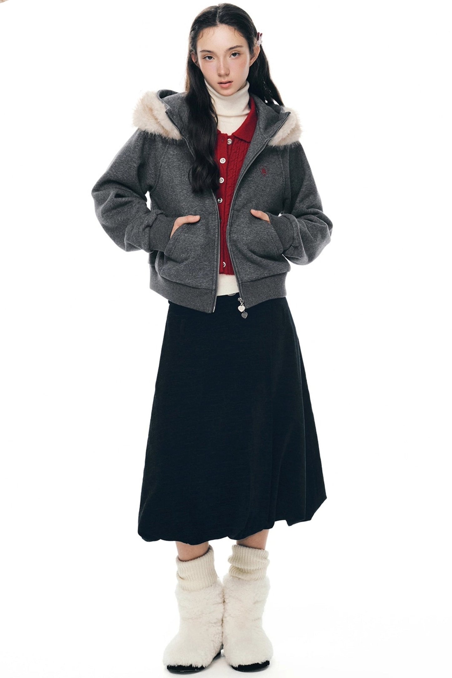 Bouquet Weaving Floral Skirt