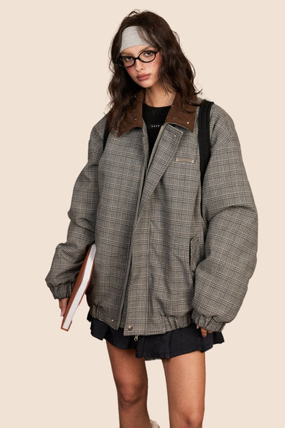 SpliceD Plaid Thickened Winter Jacket