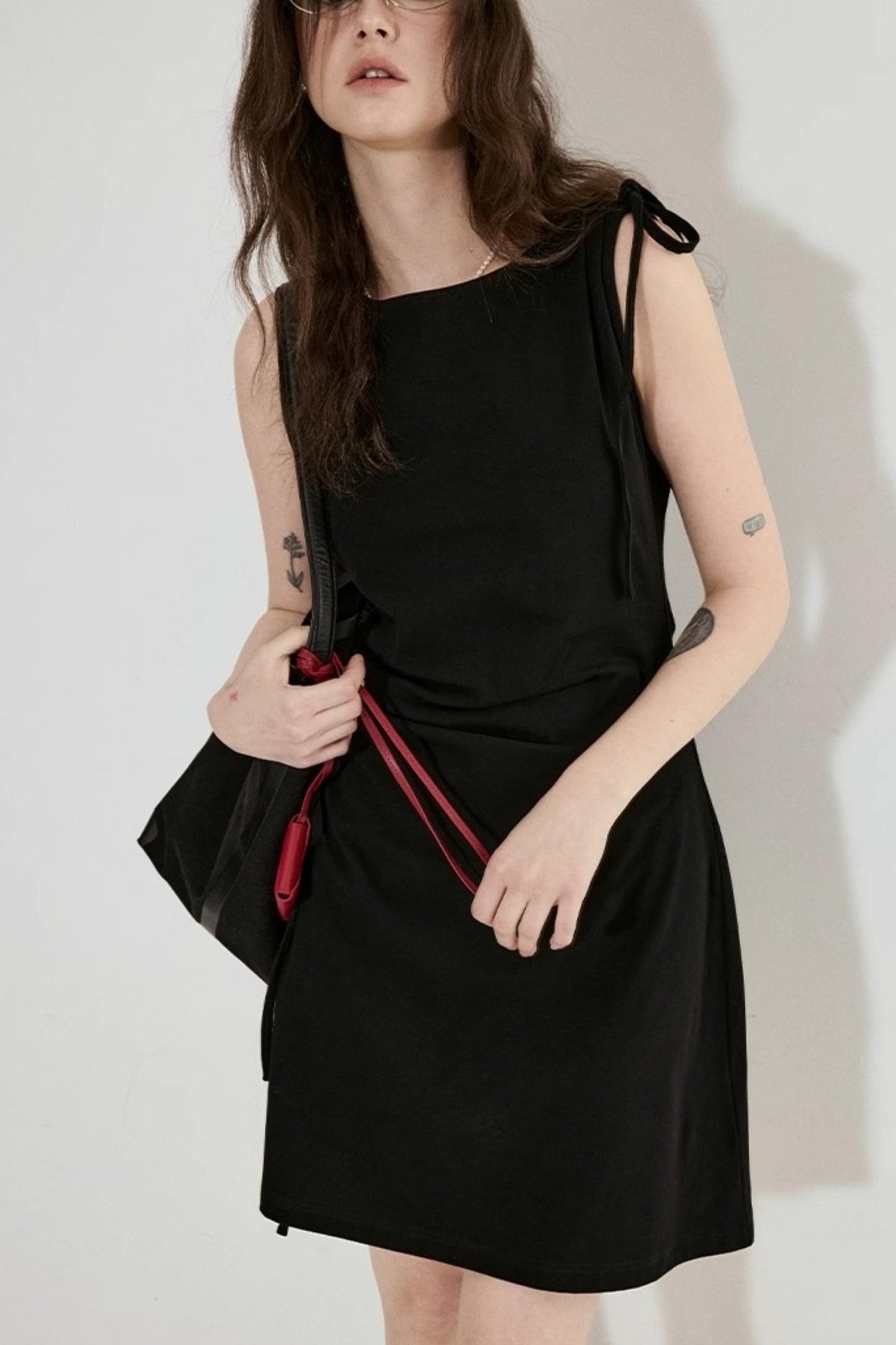 Asymmetric Knit Dress