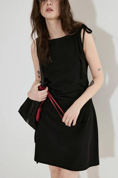 Asymmetric Knit Dress
