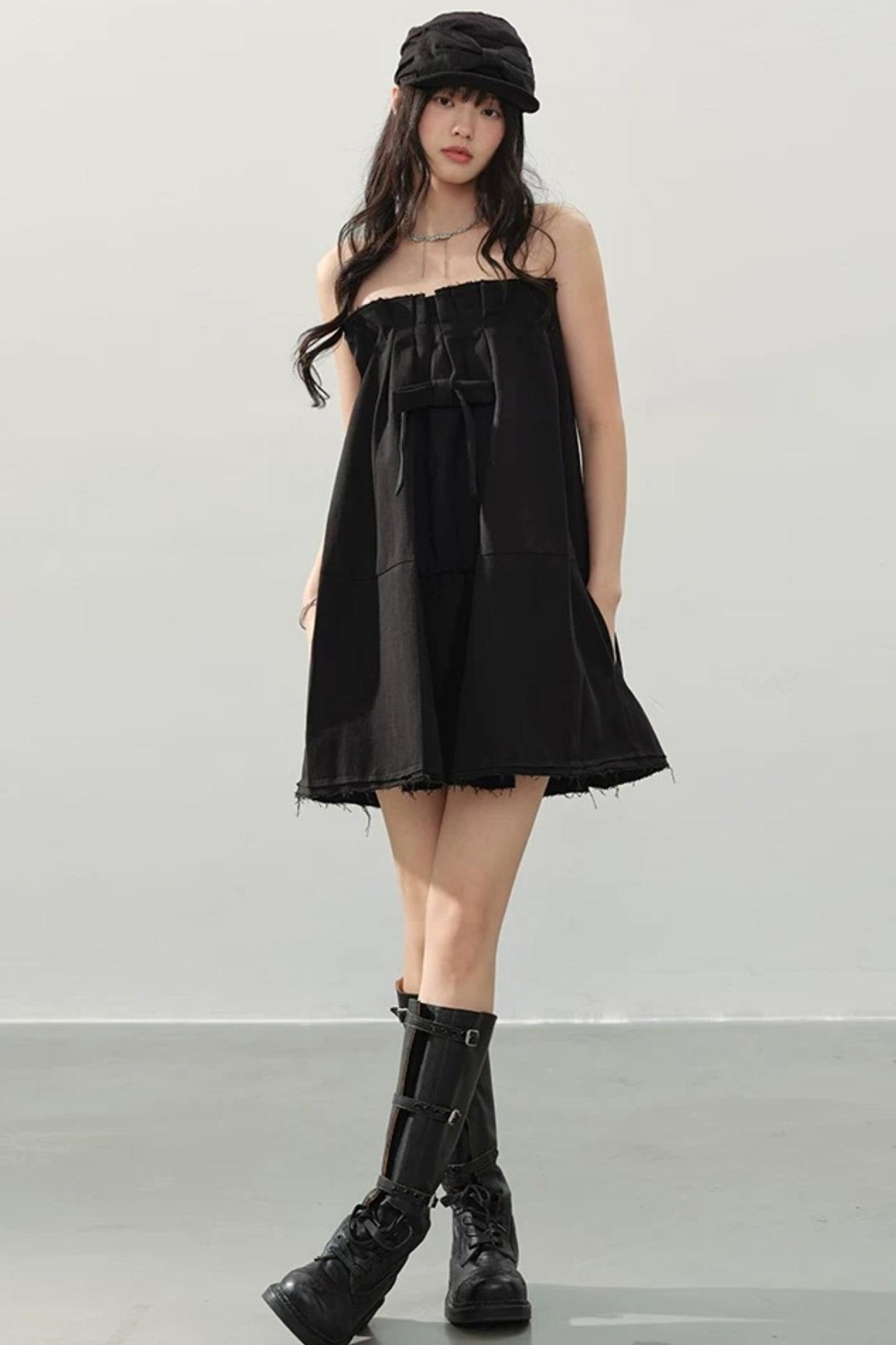 Midnight Love Bow Dress
