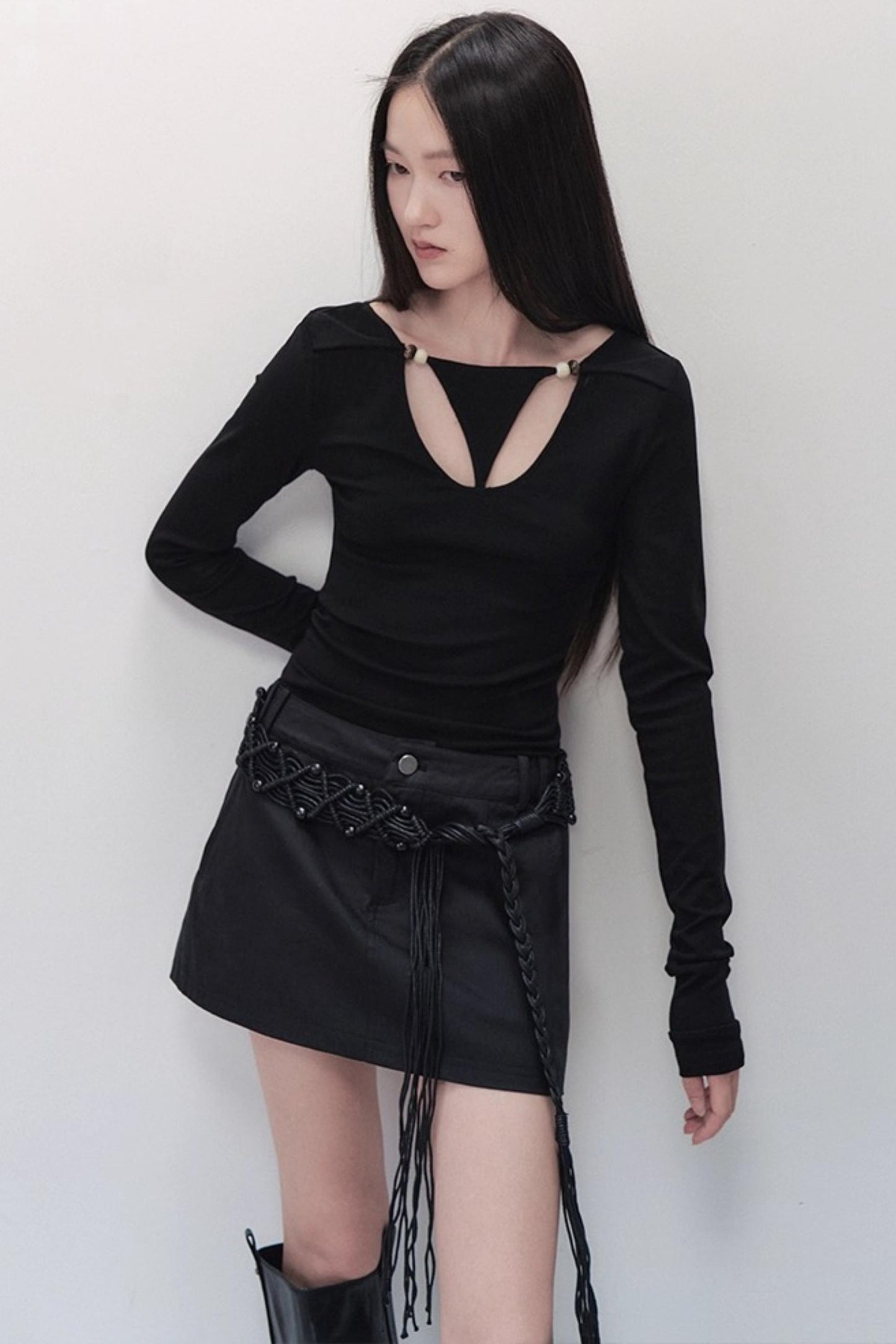 Shadow Rhyme Knit Top