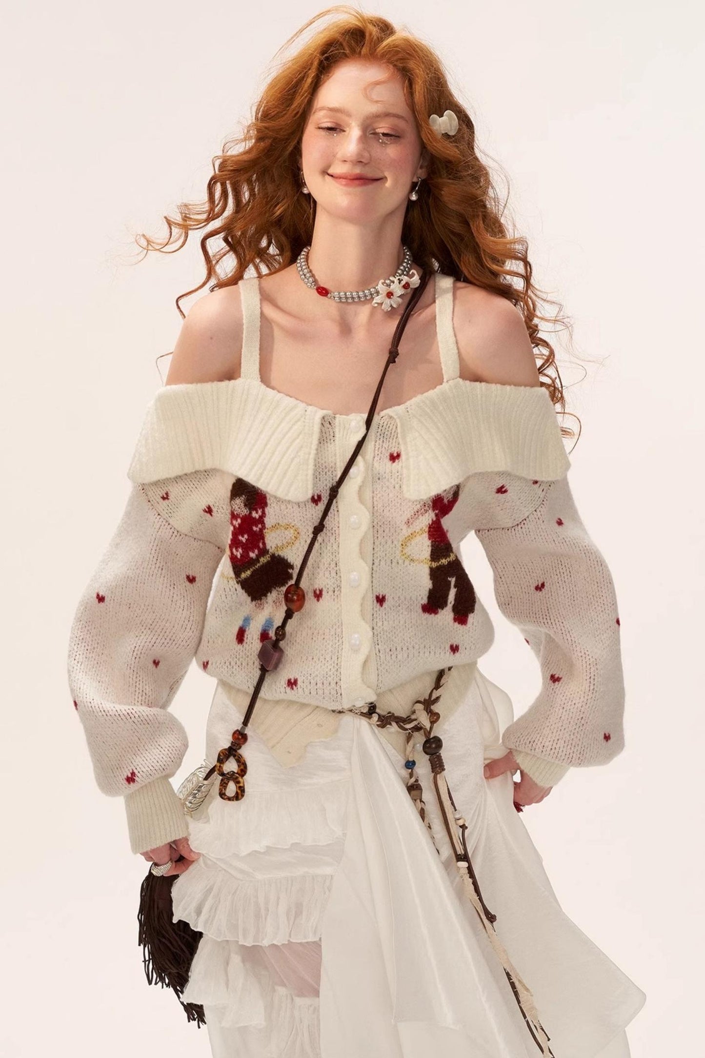 Long-Sleeved Knit Top