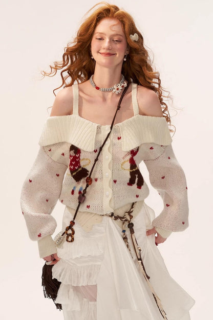 Long-Sleeved Knit Top