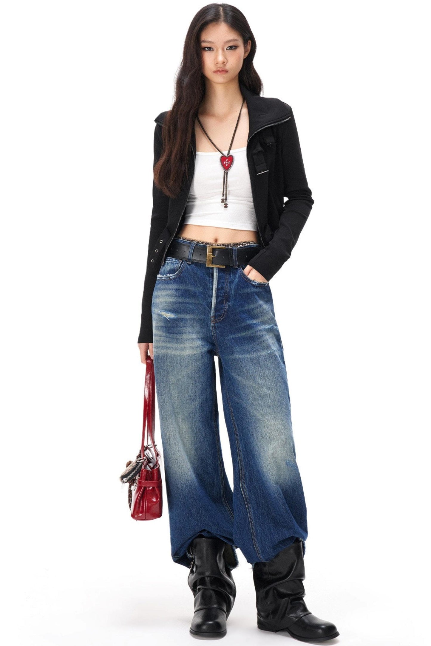 Cyberpunk Double-Zipper Jacket