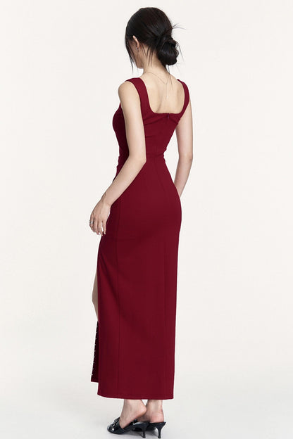 French Slim Waist Slimming Dress